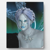 Fantasy Snow Fairy Fotoplatte (Vorderseite)