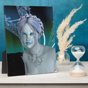 Fantasy Snow Fairy Fotoplatte