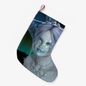 Fantasy Snow Fairy Kleiner Weihnachtsstrumpf (Vorderansicht (hängend))