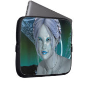 Fantasy Snow Fairy Laptopschutzhülle (Vorne Rechts)