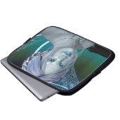 Fantasy Snow Fairy Laptopschutzhülle (Vorne Knopf)