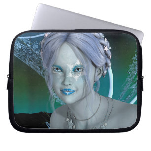 Fantasy Snow Fairy Laptopschutzhülle