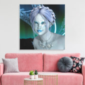 Fantasy Snow Fairy Leinwanddruck (Insitu (Wohnzimmer))