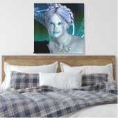 Fantasy Snow Fairy Leinwanddruck (Insitu (Schlafzimmer))