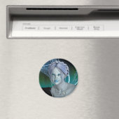 Fantasy Snow Fairy Magnet (In Situ (Geschirrspüler))