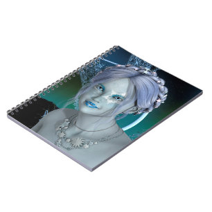 Fantasy Snow Fairy Notizblock
