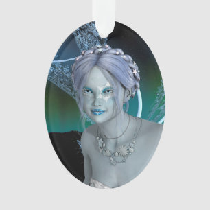 Fantasy Snow Fairy Ornament