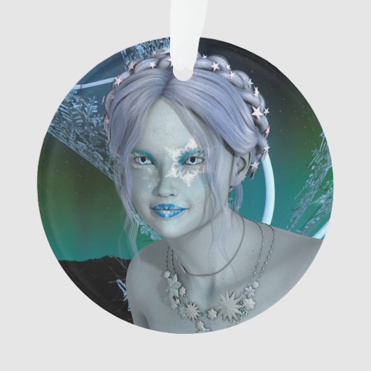 Fantasy Snow Fairy Ornament (Vorderseite)