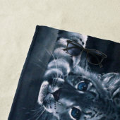 Fantasy Snow Leopard Wings Strandtuch (Beispiel)