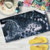 Fantasy Snow Leopard Wings Strandtuch