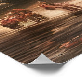 Fantasy Sommerferienort mit See Poster (Ecke)