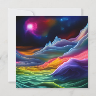 Fantasy Space Escape Einladung