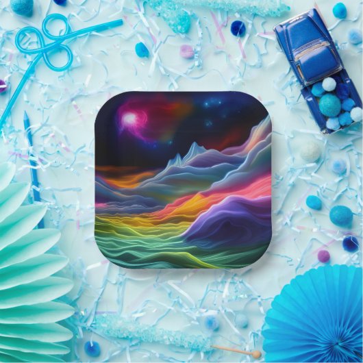 Fantasy Space Escape Pappteller (Party)