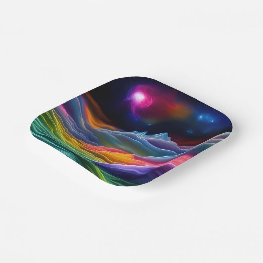 Fantasy Space Escape Pappteller (Gewinkelt)