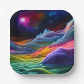 Fantasy Space Escape Pappteller (Vorderseite)