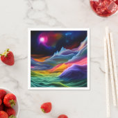 Fantasy Space Escape Serviette (Beispiel)