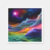 Fantasy Space Escape Serviette (Vorderseite)