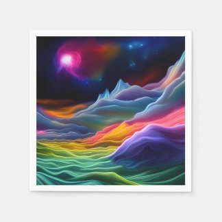 Fantasy Space Escape Serviette