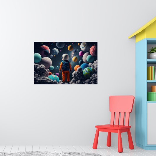 Fantasy Space Kid Poster (Kinderzimmer 1)