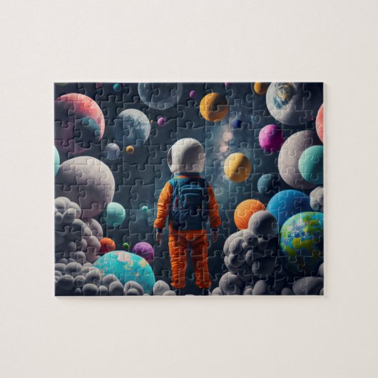 Fantasy Space Kid Puzzle (Horizontal)