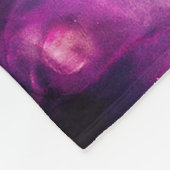 Fantasy Space Nebula Einhorn Drache Rosa Blau Fleecedecke (Ecke)