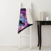 Fantasy Space Nebula Einhorn Drache Rosa Blau Sherpadecke (Beispiel)