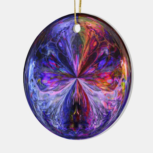 Fantasy Sphere Keramik Ornament (Links)