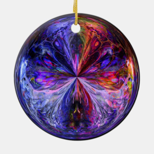 Fantasy Sphere Keramik Ornament (Hinten)