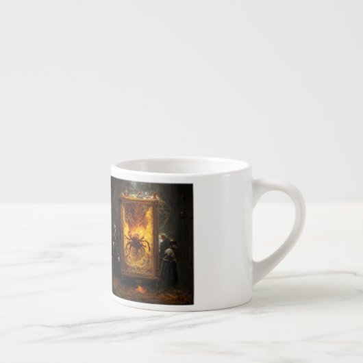 Fantasy Spider Espresso Tasse (Rechts)