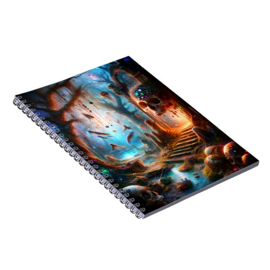 Fantasy-Spiral-Foto-Notizbuch Notizblock (Rechte Seite)