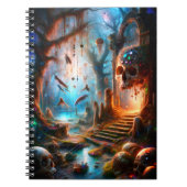 Fantasy-Spiral-Foto-Notizbuch Notizblock (Vorderseite)