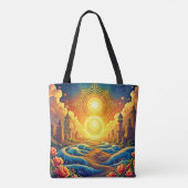 Fantasy Spiritual City Tasche (Rückseite)