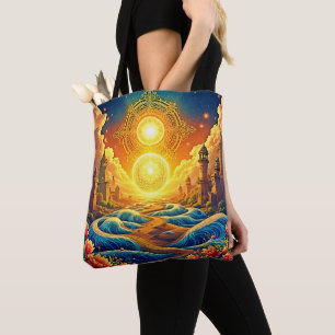 Fantasy Spiritual City Tasche