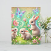 Fantasy Spring Bunny Garden (Stehend Vorderseite)