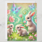 Fantasy Spring Bunny Garden (Vorderseite)