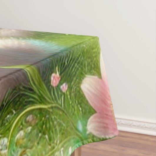 Fantasy Spring Bunny Garden Tischdecke (Beispiel)