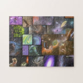 Fantasy Squared Collage of Outer Space Puzzle (Horizontal)