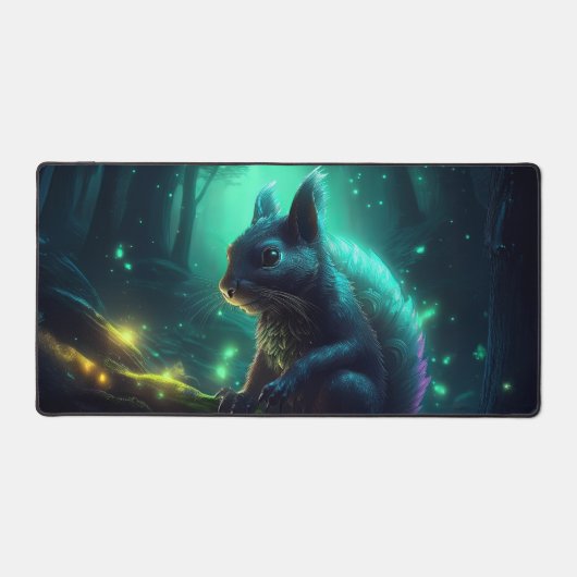 Fantasy Squirrel Desk Mat Schreibtischunterlage (Vorderseite)