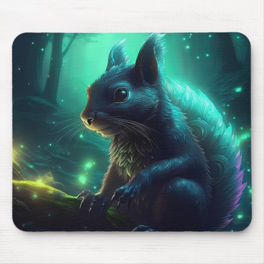 Fantasy Squirrel Mouse Pad Mousepad (Vorne)
