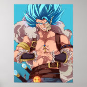 Fantasy SSJ Blue Gogeta Poster (Vorne)