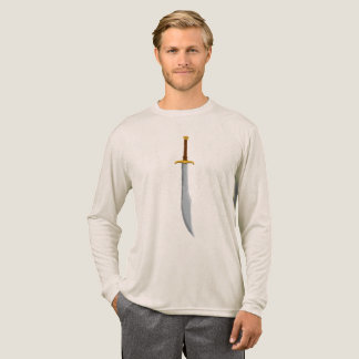 Fantasy-Stahl-Dolch-Illustration Tri-Blend Shirt