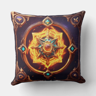 Fantasy Star Emblem Throw Kissen - Einzigartiger Z