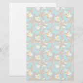 Fantasy Starfish Muster Briefpapier (Vorne/Hinten)