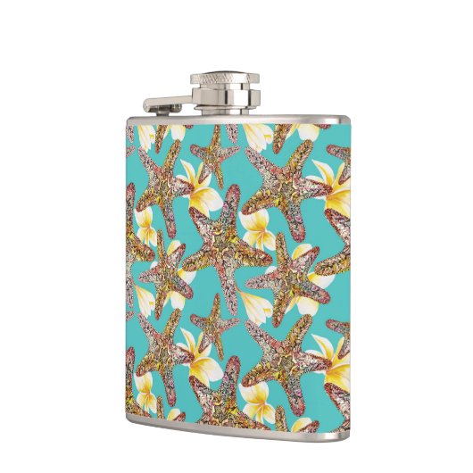 Fantasy Starfish Muster Flachmann (Links)