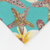 Fantasy Starfish Muster Fleecedecke (Ecke)