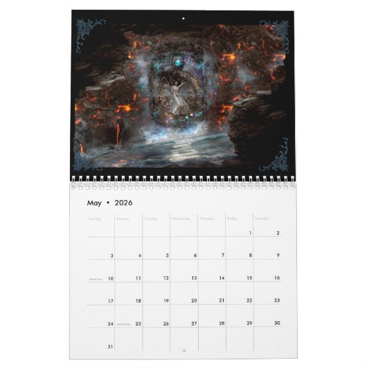 fantasy starscoldnight calendar kalender (Mai 2026)