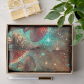 Fantasy Steampunk Alice On Mushroom Decoupage Seidenpapier (Geschenk)