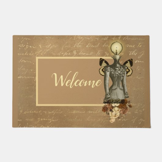 Fantasy Steampunk Bust Fußmatte (Vorderseite)