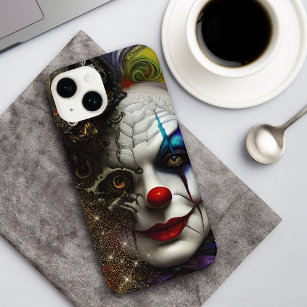 Fantasy Steampunk Evil Clown iPhone 14 Hülle