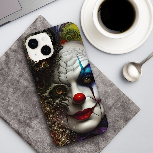 Fantasy Steampunk Evil Clown iPhone Hülle